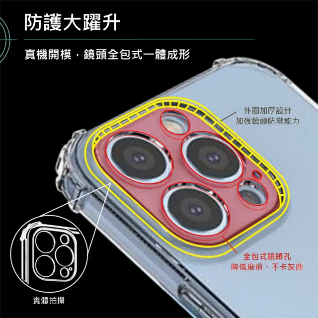 【RedMoon】APPLE iPhone 16 Pro Max 6.9吋 手機殼貼2件組 鏡頭全包式軍規殼-9H防窺保貼(i16ProMax)