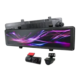 【任e行】NX3 2K 12吋 GPS 三鏡頭 行車記錄器 電子後視鏡(前後+車內三錄影)