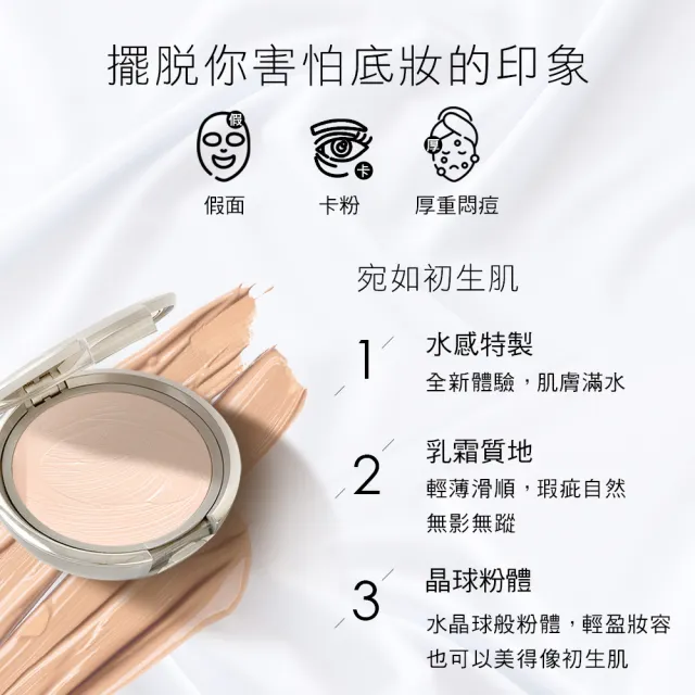 【KRYOLAN 歌劇魅影】乾肌保濕分享組(燦妍無瑕粉底X2)