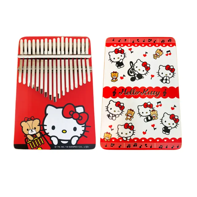 【San-X】買角落小夥伴送 Hello Kitty 雙面彩色 冰淇淋 金色鋼片 Sumikko Gurashi(限量 療癒 拇指琴)
