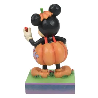 【Enesco】精品家飾 Disney 迪士尼 米奇萬聖節南瓜裝塑像居家擺飾