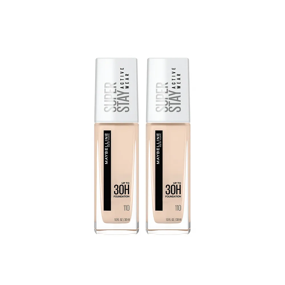 【MAYBELLINE 媚比琳】無敵特霧超持久粉底液30ml(2入組)