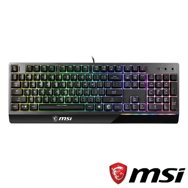 【MSI 微星】鍵盤鼠墊組★VIGOR GK30 電競鍵盤+AGILITY GD21 DRAGON TIAMAT 電競鼠墊