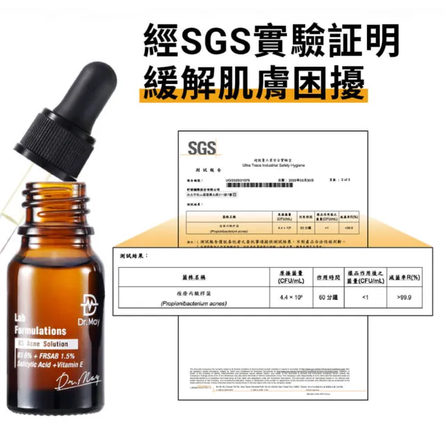 【Dr. May 美博士】B3專業抗痘精華3入組(B3 Acne Solution)