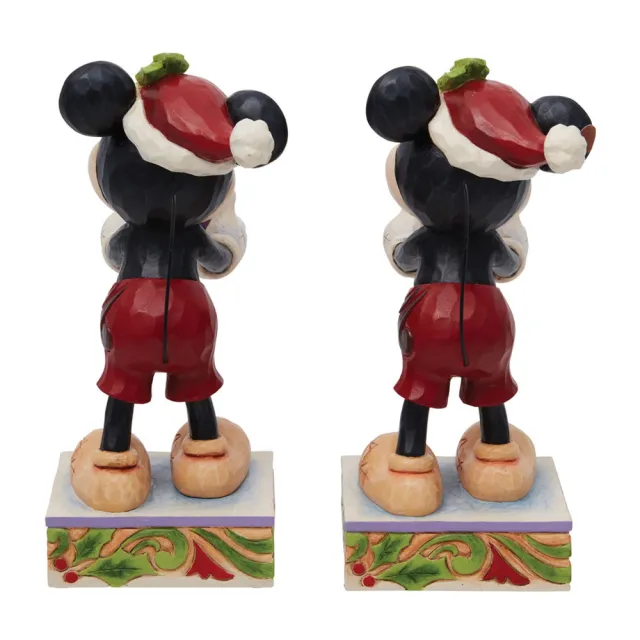 【Enesco】精品家飾 Disney 迪士尼 米奇手拿聖誕禮物居家擺飾(款式隨機出貨)
