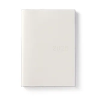 【MUJI 無印良品】立式月週筆記本/2024年12月開始/白.A5