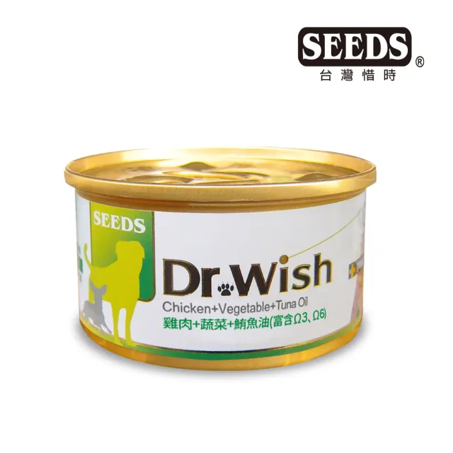 【Seeds 聖萊西】Dr Wish愛犬營養食85g*24罐(惜時/狗罐/副食/成犬/泥狀)