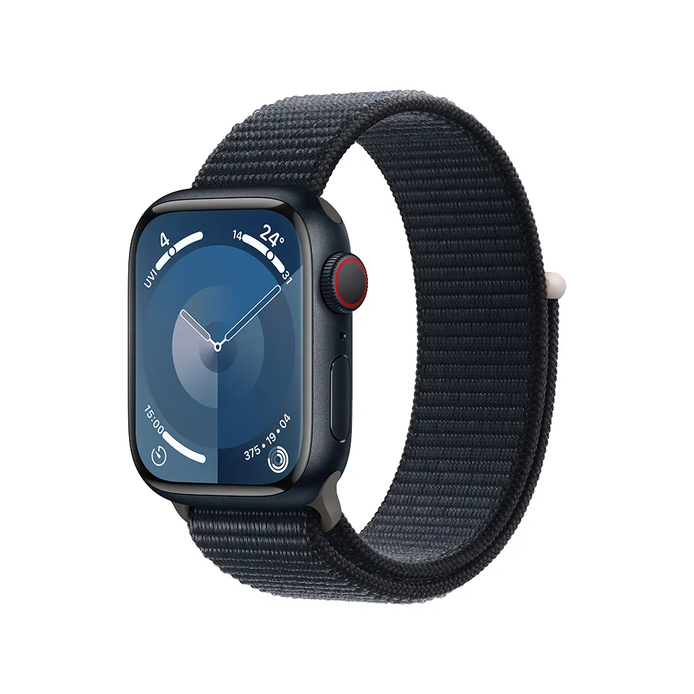 【Apple】Watch Series 9 41公釐鋁金屬錶殼搭配運動型錶環(LTE版)