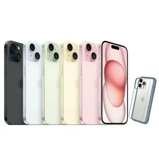 【Apple】S+級福利品 iPhone 15 256G(6.1吋)犀牛盾殼組