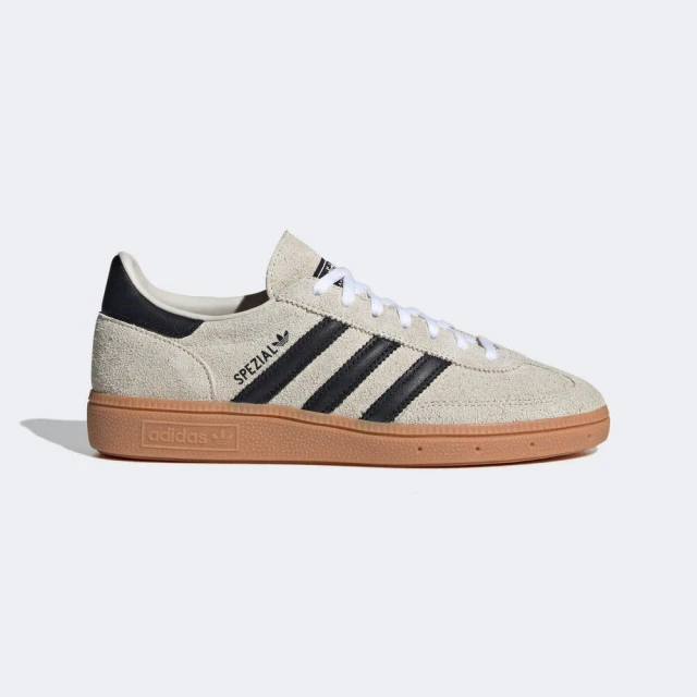 adidas 愛迪達adidas 愛迪達 Handball Spezial W 女 休閒鞋 經典 復古 三葉草 麂皮 焦糖底 米灰(IF6562)