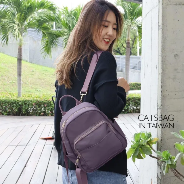 【Catsbag】迷你防潑水尼龍後背包小款後背包(#後背包 #迷你後背包 #斜背包)