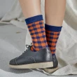 【Socks Form 襪子瘋】5雙組-日系格紋學院風中筒襪