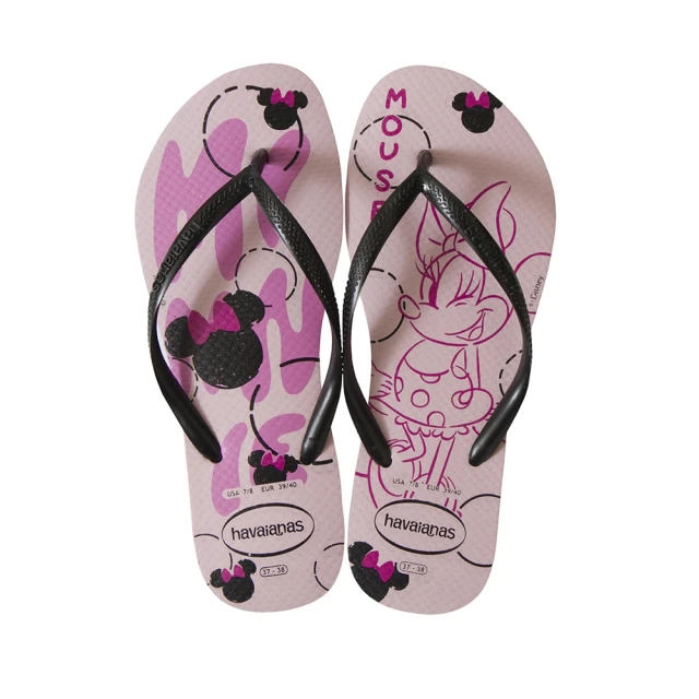 havaianas 哈瓦仕 SLIM DISNEY系列 米妮聯名款(型號：002653 巴西集品)