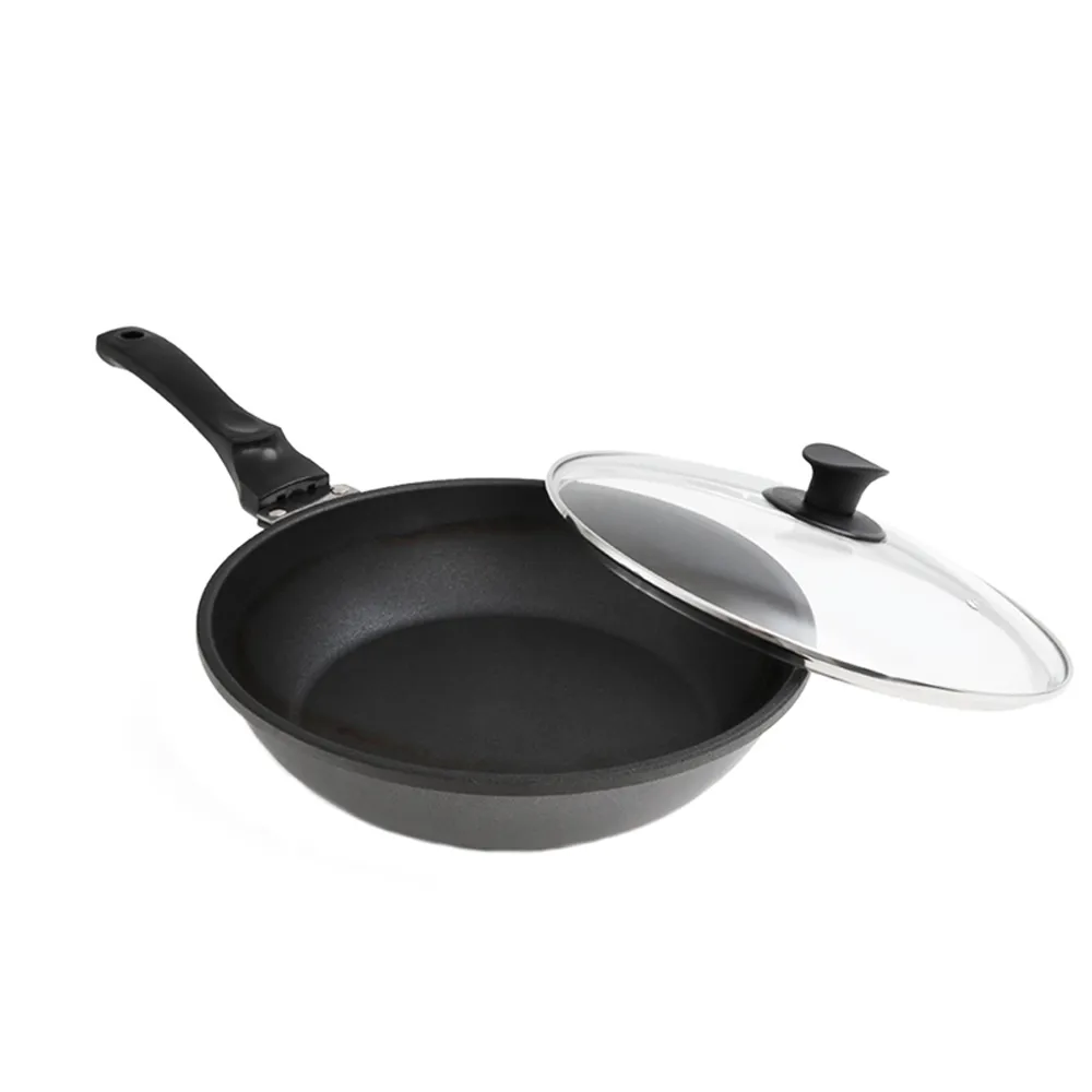 【eLife 易廚】真8層健康不沾平底鍋30cm(台灣製造 附鍋蓋)