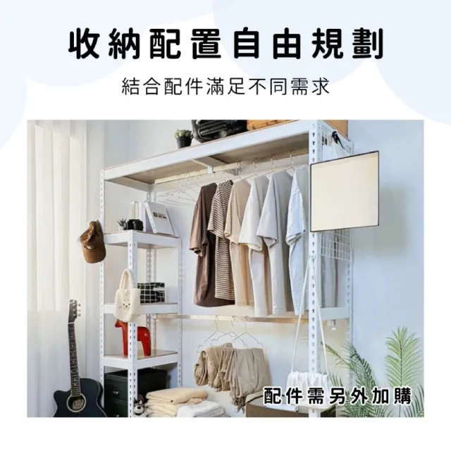 【空間特工】120x45x180cm 雙桿掛衣架開放式衣櫃(吊衣桿 掛衣架 吊衣架 租屋衣架)