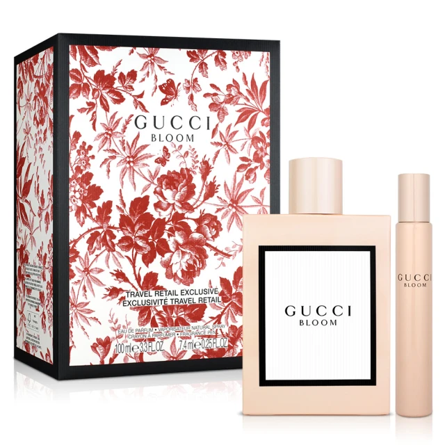 GUCCI 古馳GUCCI 古馳 花悅女性淡香精二入禮盒-淡香精100ml+滾珠筆7.4ml(平行輸入)