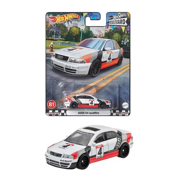 MATTEL 美泰兒 酷寶特價品 Hot wheels 風火輪 林蔭大道 Audi S4 Quattro