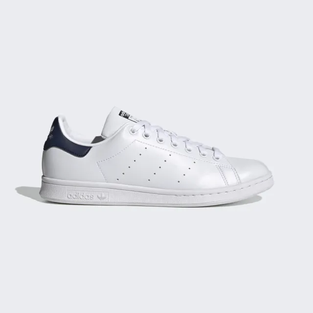 【adidas 愛迪達】Stan Smith 男鞋 運動 休閒 經典 穿搭 愛迪達 復古 低筒 史密斯 白 深藍(FX5501)