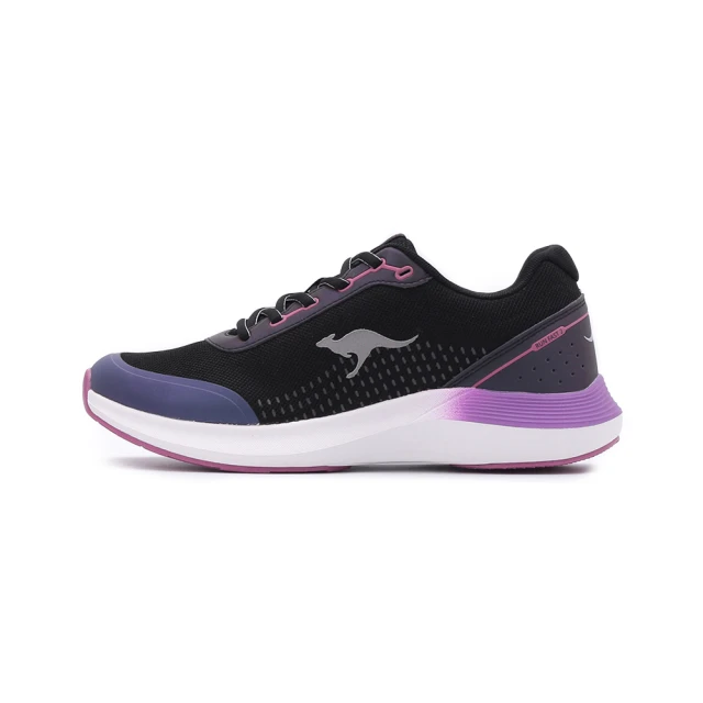 KangaROOS RUN FLOW 2 輕量慢跑鞋 黑眩光 女鞋 KW41660