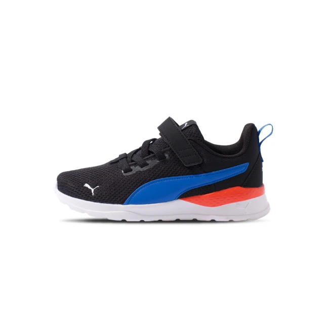 PUMA Anzarun Lite AC+ PS 中童 黑藍色 童鞋 運動 魔鬼氈 休閒 緩衝 慢跑鞋 37200938