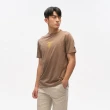 【JEEP】男裝 簡約百搭酷感印刷純棉短袖T恤(咖啡色)