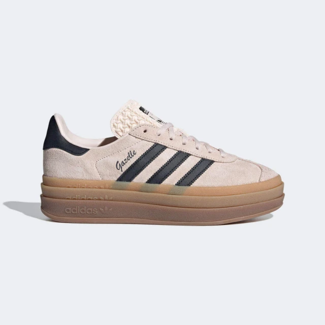 adidas 愛迪達 Gazelle Bold W 女 休閒鞋 經典 復古 三葉草 厚底 增高 霧粉 石英粉(IE0429)