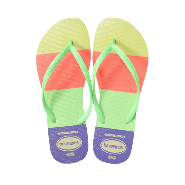 havaianas 哈瓦仕 SLIM NEON GLOW 萊姆 彩色霓虹系列(型號：00033 巴西集品)