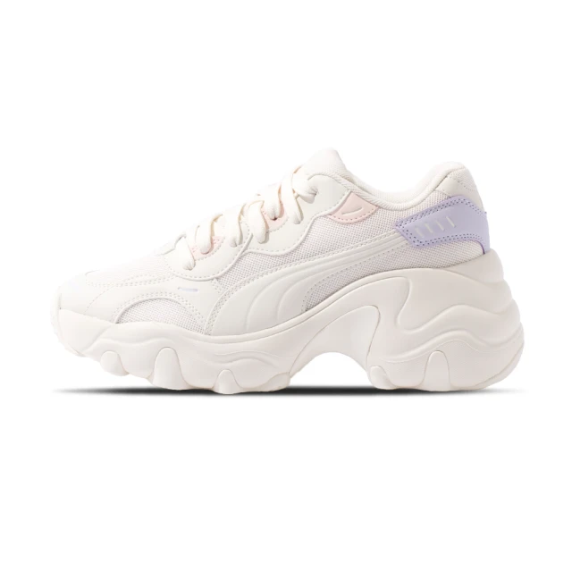 PUMA Pulsar Wedge Wns Mesh 女鞋 米白粉紫色 厚底 增高 老爹鞋 休閒鞋 39968001