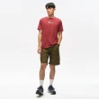 【JEEP】男裝 夏日風情純棉短袖T恤(紅色)