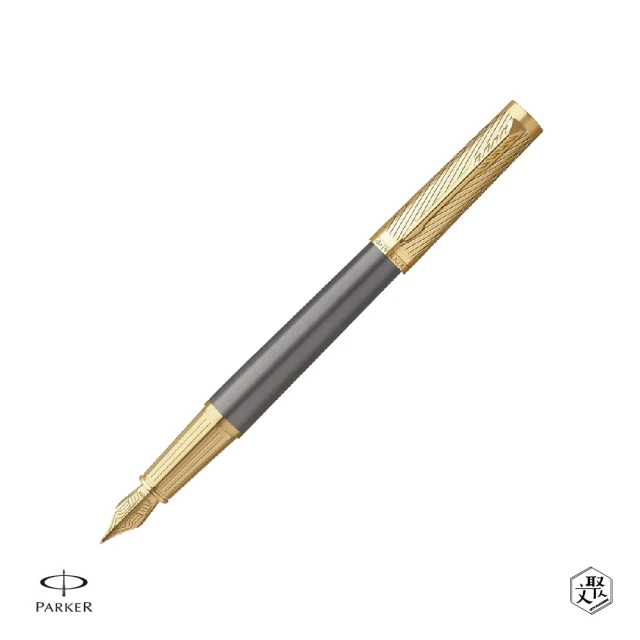 PARKER 精英 先鋒系列 箭紋金蓋 鋼筆 F尖(原廠正貨)