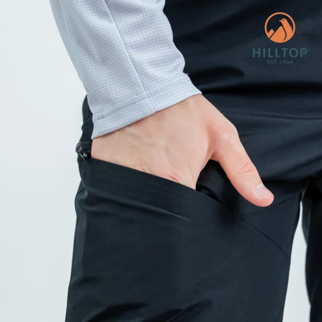 【Hilltop 山頂鳥】GORE-TEX 防水透氣保暖長褲 男款 黑｜PH31XMO2ECA0