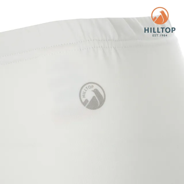 【Hilltop 山頂鳥】ZISOFIT POLYGIENE抗菌吸濕快乾保暖彈性衛生褲 童款 白｜PH57XC26ECB0