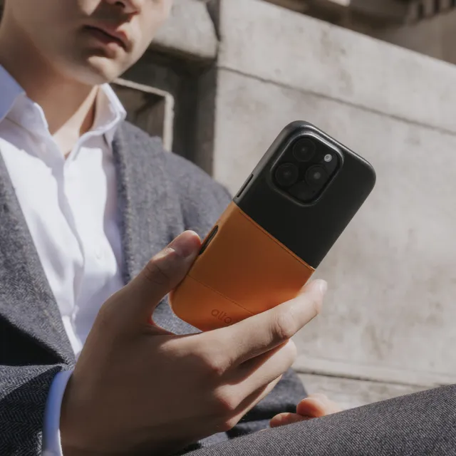 【alto 奧沰】iPhone 16 6.1吋 Metro系列 插卡式輕薄防摔皮革手機殼(真皮 插卡 防摔 輕薄)