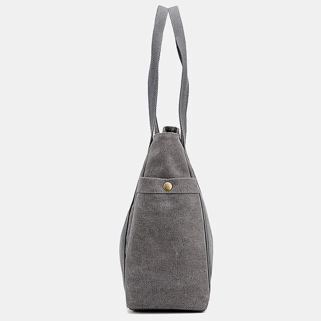 【KT DADA】雙11 帆布包 大容量媽媽包 托特包 手提包 大包包 女生包包 大容量包包 百搭包包 素 