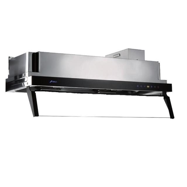 HOSUN豪山牌 VEA-8366 隱藏式排油煙機，採用不鏽鋼材質打造，電子式按鍵操作簡便，提供5段以上風量段速，適合各種廚房環境。機體尺寸 W791 × D380 × H185mm，110V/60Hz 電壓，標準安裝方式，保固1年，BSMI許可字號 R51114，高效吸油煙，守護廚房空氣清新。