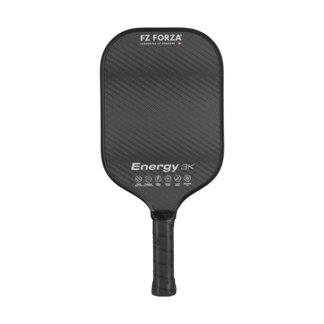 【FZ FORZA】ENERGY 3K 匹克球拍(黑)