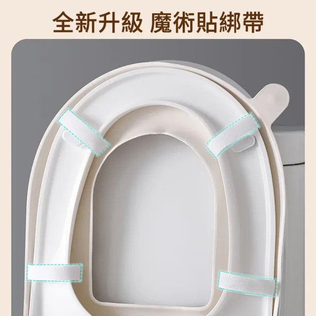 【SUNLY】加厚防水馬桶墊 升級綁帶/帶提手馬桶套(四季通用 馬桶座墊 馬桶圈墊 易清洗 衛浴用品)