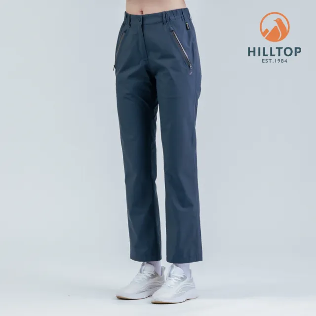 【Hilltop 山頂鳥】GORE-TEX 防水透氣保暖長褲 女款 深灰藍｜PH31XFP3ECK0