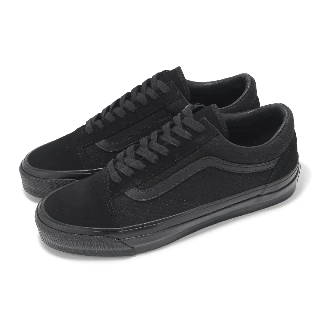 VANS 休閒鞋 Lx Old Skool 男鞋 女鞋 黑 全黑 麂皮 情侶鞋(VN000CXTBKA)