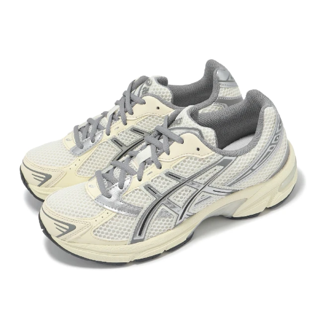 asics 亞瑟士 休閒鞋 GEL-1130 女鞋 銀 奶油白 米白 復古慢跑鞋 亞瑟膠 亞瑟士(1202A164116)