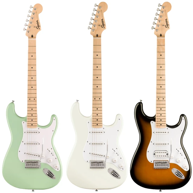 Fender Squier Sonic Start WPG MN 電吉他-三色任選/超值5好禮/加贈Blackstar 3m 導線(套裝組)