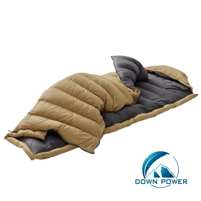 【Down Power 官方出貨】潮美調色 潮間袋羽絨睡袋 高規型-台灣製 露營登山羽絨睡袋(DP-W620)
