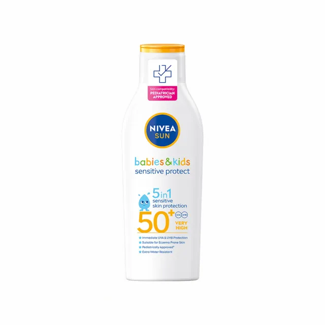 【NIVEA 妮維雅】新品上市★專業級防曬乳系列 SPF50 200mlx2(光敏感測試/敏弱益膚)