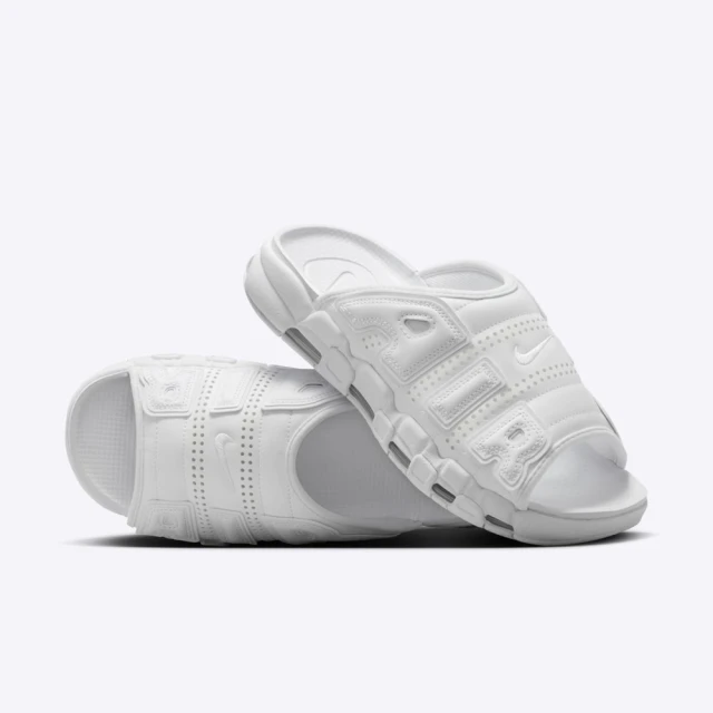 NIKE 耐吉 Air More Uptempo Slide 男 涼拖鞋 經典 大AIR 氣墊 全白(FD9883-101)