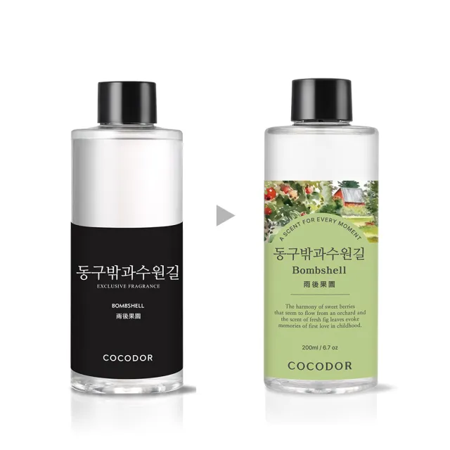 【COCODOR】永生花擴香瓶200ml+擴香補充瓶200ml(2+1超值組/原廠直營)