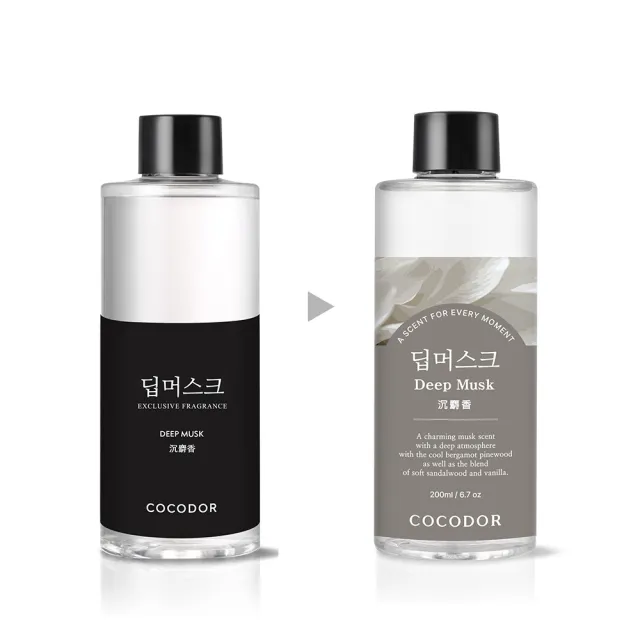 【cocodor】奇幻光彩擴香瓶200ml+擴香補充瓶200ml(2+2超值組/原廠直營)