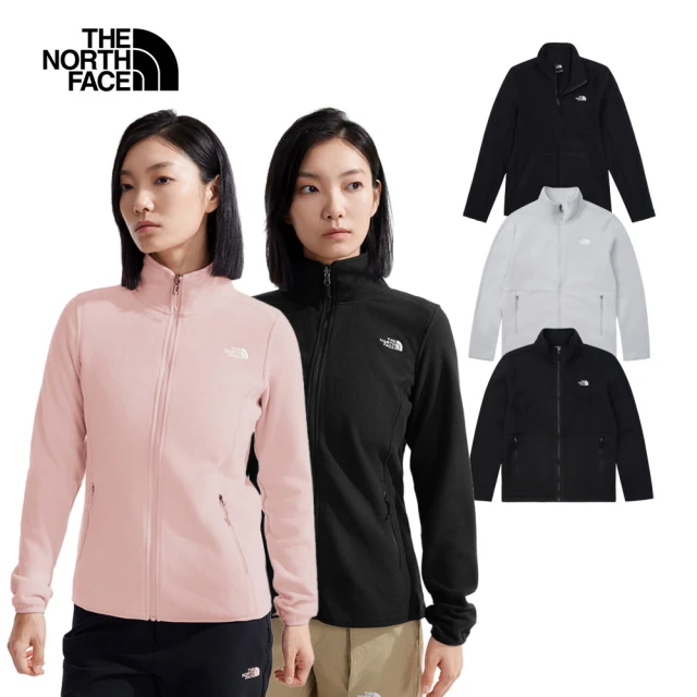 The North Face 換季必備-男女款保暖立領抓絨外套(多款任選)