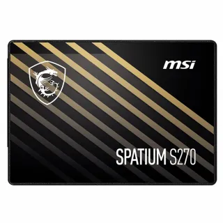 【MSI 微星】300元加購 8GB桌機記憶體 ★ SPATIUM S270 960GB SATA SSD固態硬碟 5年保(最高讀取500MB/s)