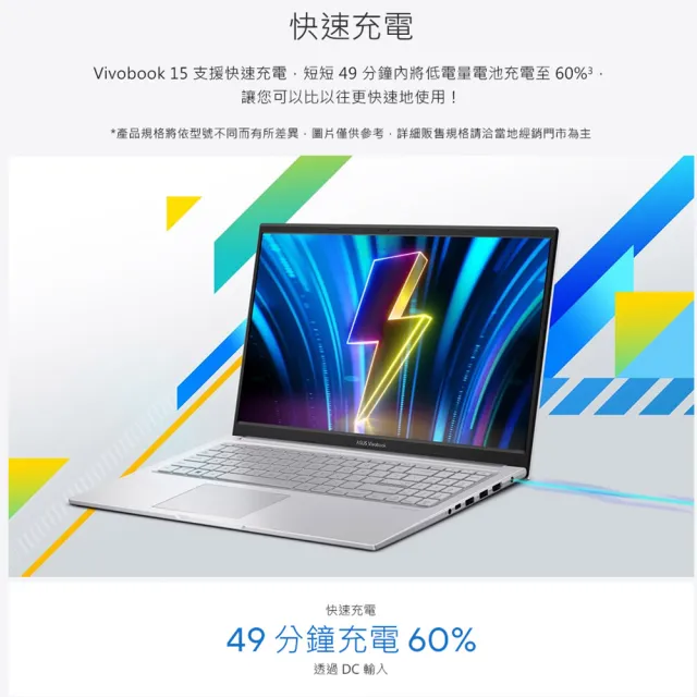 【ASUS】筆電包/滑鼠組★15.6吋i5效能筆電(VivoBook 15/i5-1235U/16G/512G SSD/W11)