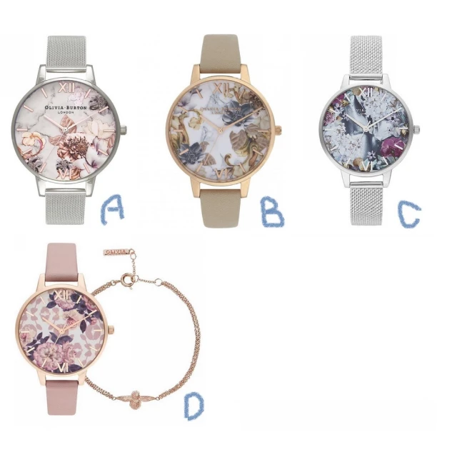 Olivia Burton 風格時尚優質造型腕錶OB16CS10/OB16CS17/OB16US11/OBGSET41